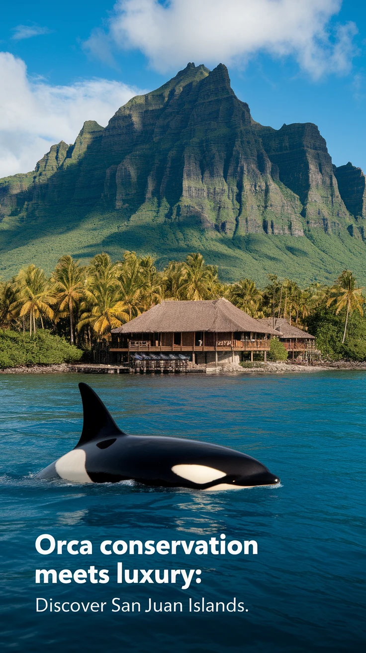 Oceanview eco-lodge in San Juan Islands dedicated to orca conservation