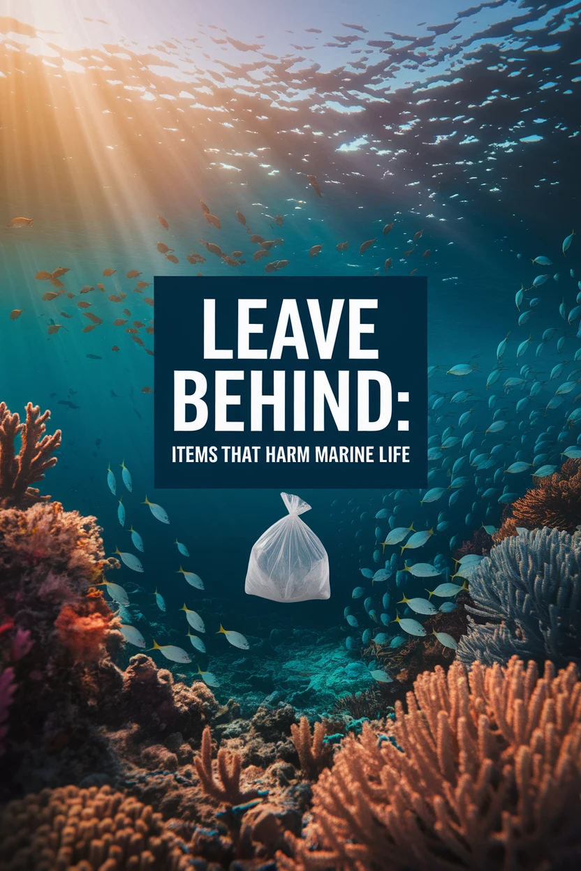 What Not to Bring to the Beach: Harmful to marine ecosystems