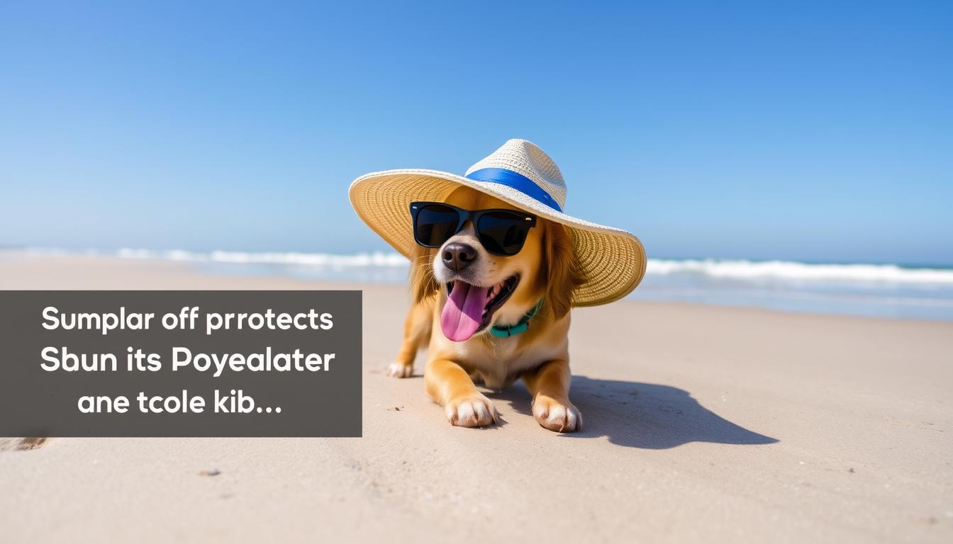 dog sunscreen for beach