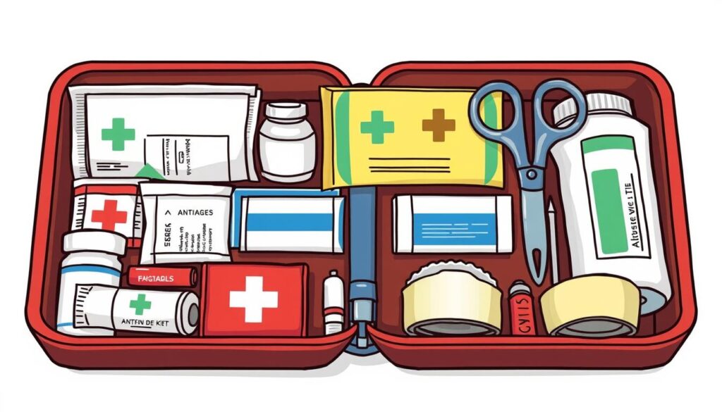 portable first aid kit beach