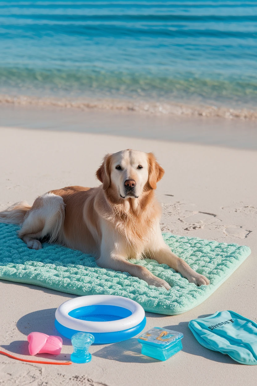 What to Bring for Your Dog at the Beach: Cooling products for dogs