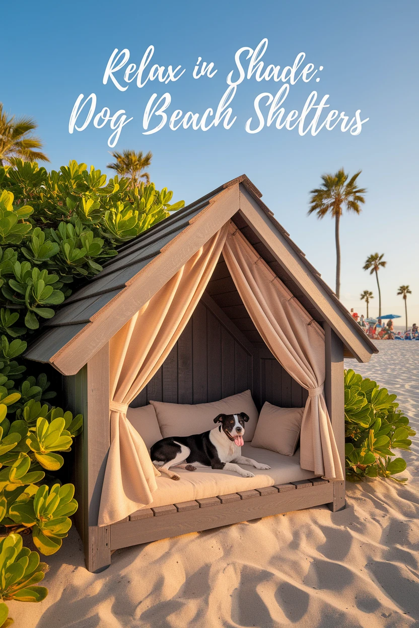 What to Bring for Your Dog at the Beach: Shady shelters for pets