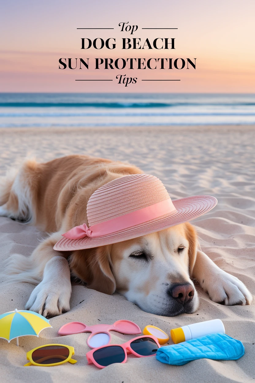 What to Bring for Your Dog at the Beach: Dog sun protection items